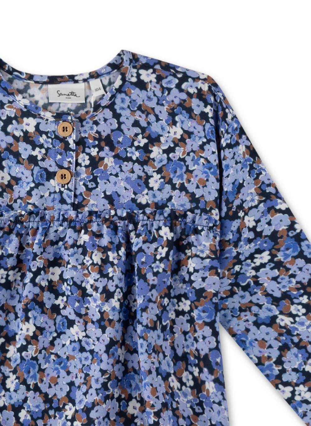 Sanetta Mädchen-Bluse Blau 50% Rabatt für begrenzte Zeit