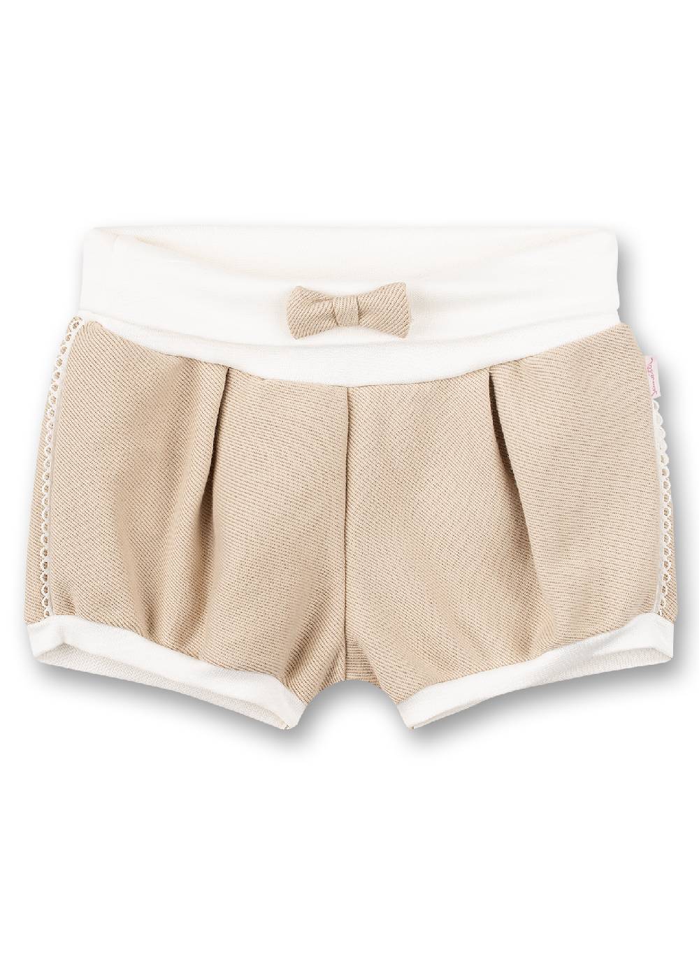 Sanetta Mädchen-Shorts Beige Honey Bee