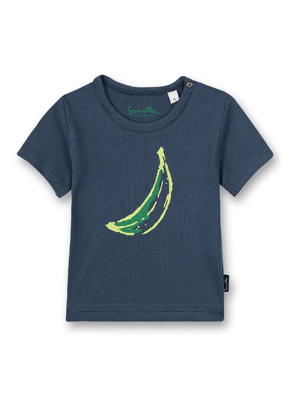 Sanetta Jungen T-Shirt Dunkelblau Monkey Funky