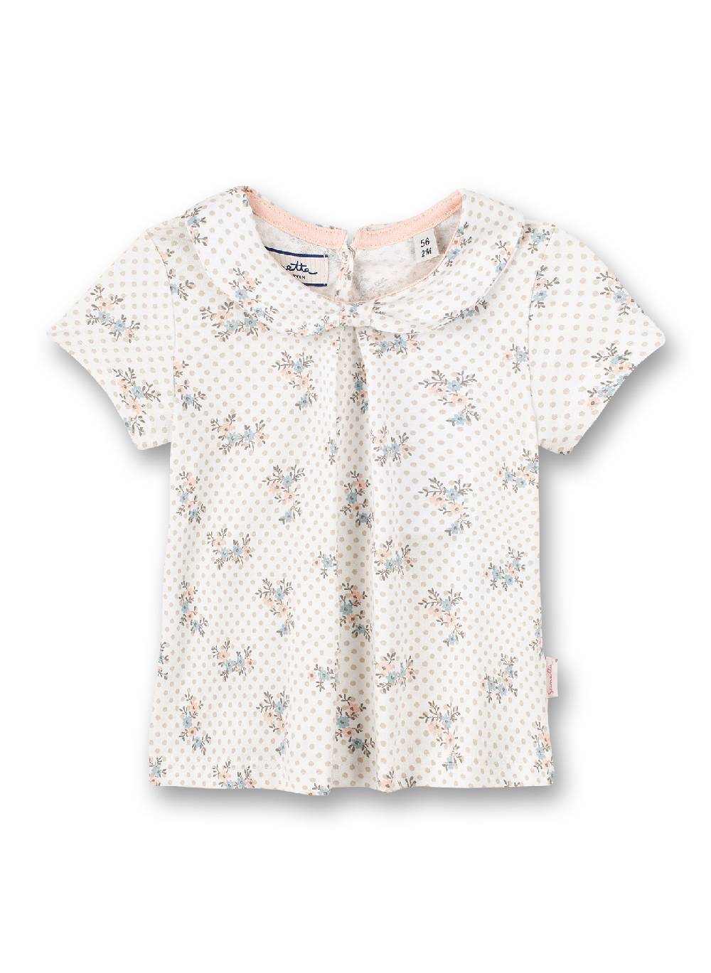 Sanetta Mädchen T-Shirt Off-White Dots-Allover Fluffy Duckling JETZT KAUFEN