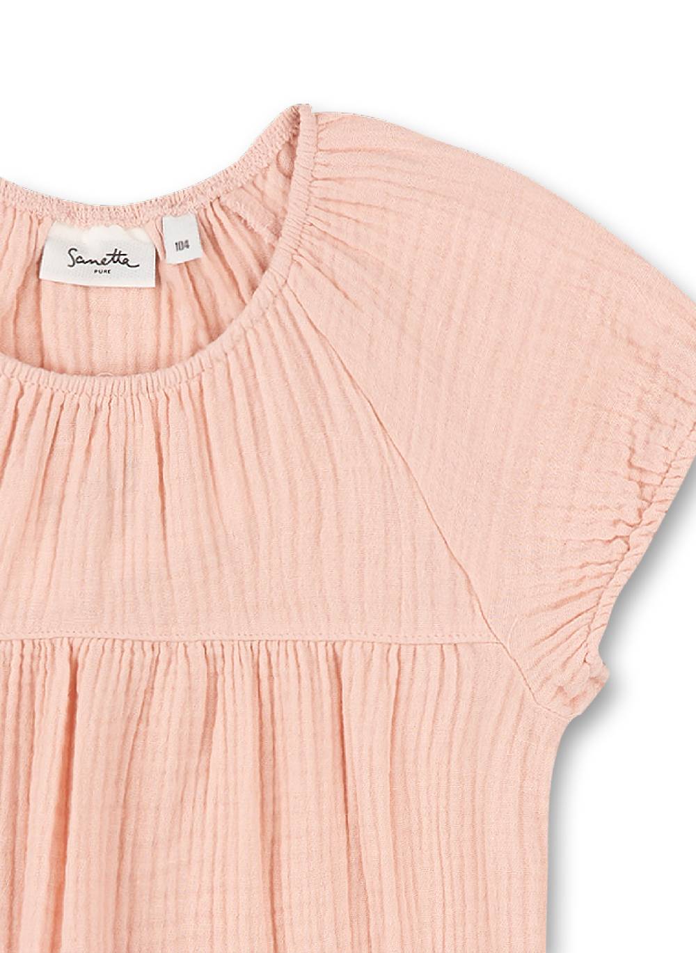 Sanetta Mädchen-Kleid Musselin Rosa Bis zu 55% Rabatt