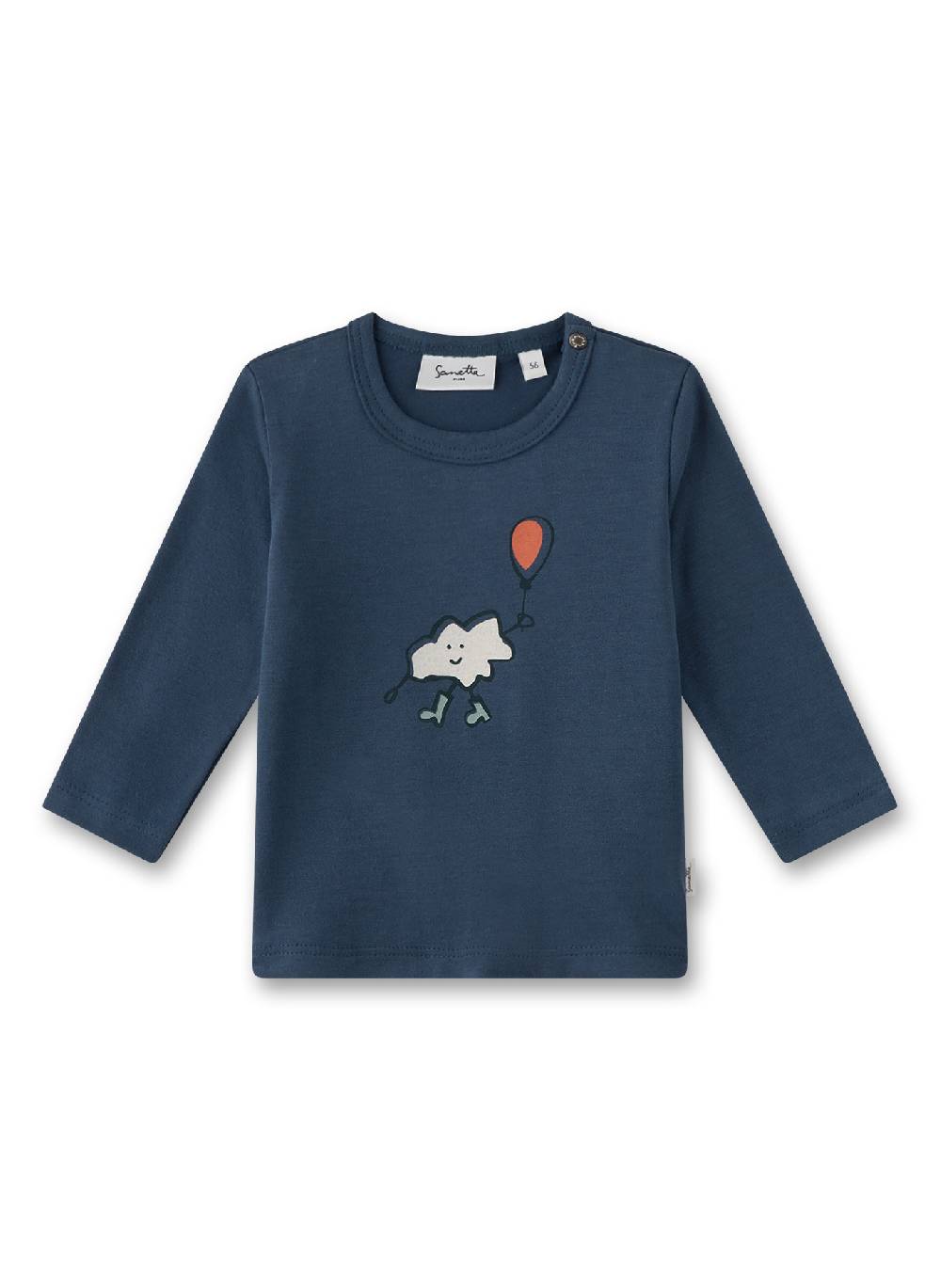 Sanetta Jungen-Langarmshirt Blau Kostenloser Versand international