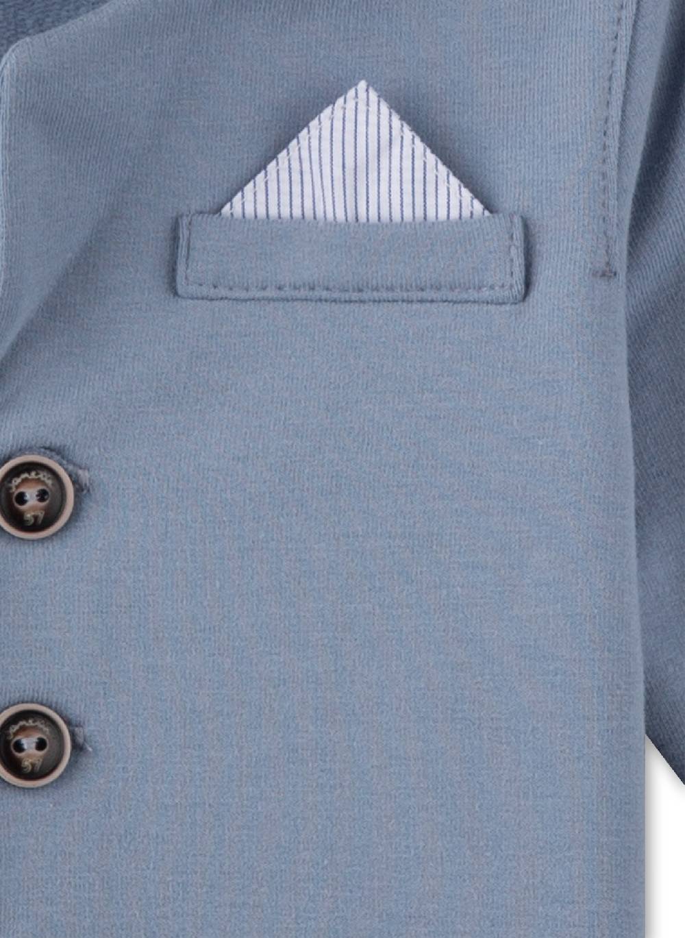 Sanetta Jungen-Sweatblazer Blau Auslauf