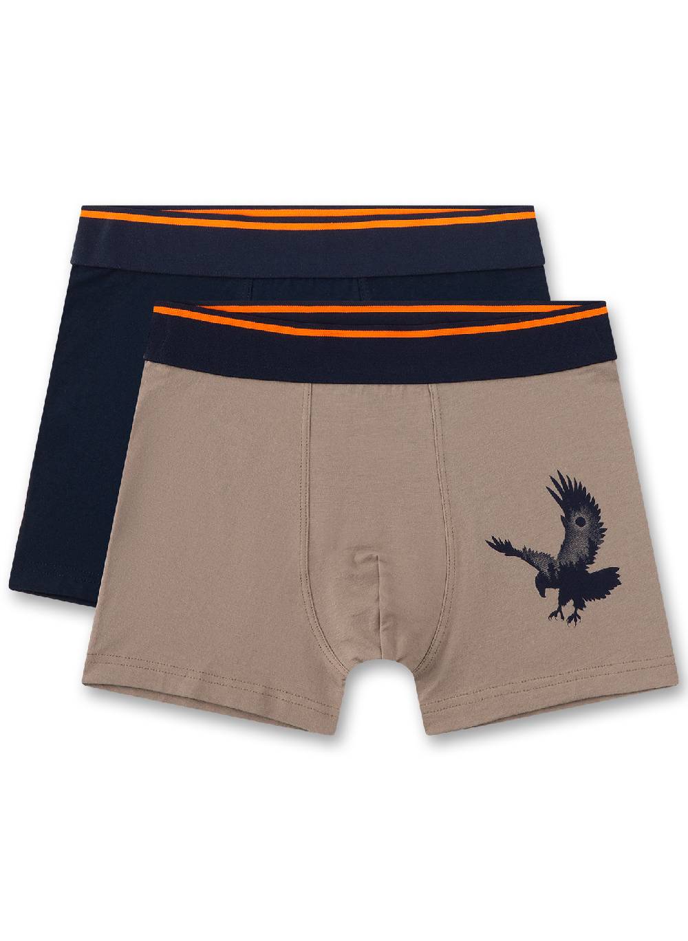 Sanetta Jungen-Hipshorts (Doppelpack) in Braun Fabrik Onlineshop