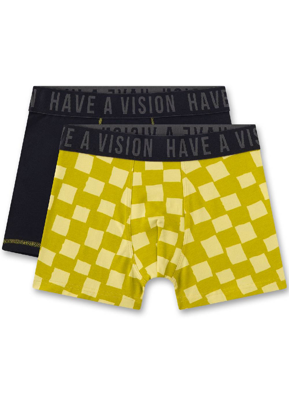 Sanetta Jungen-Hipshorts (Doppelpack) Schwarz & Gelb Weihnachtsangebot