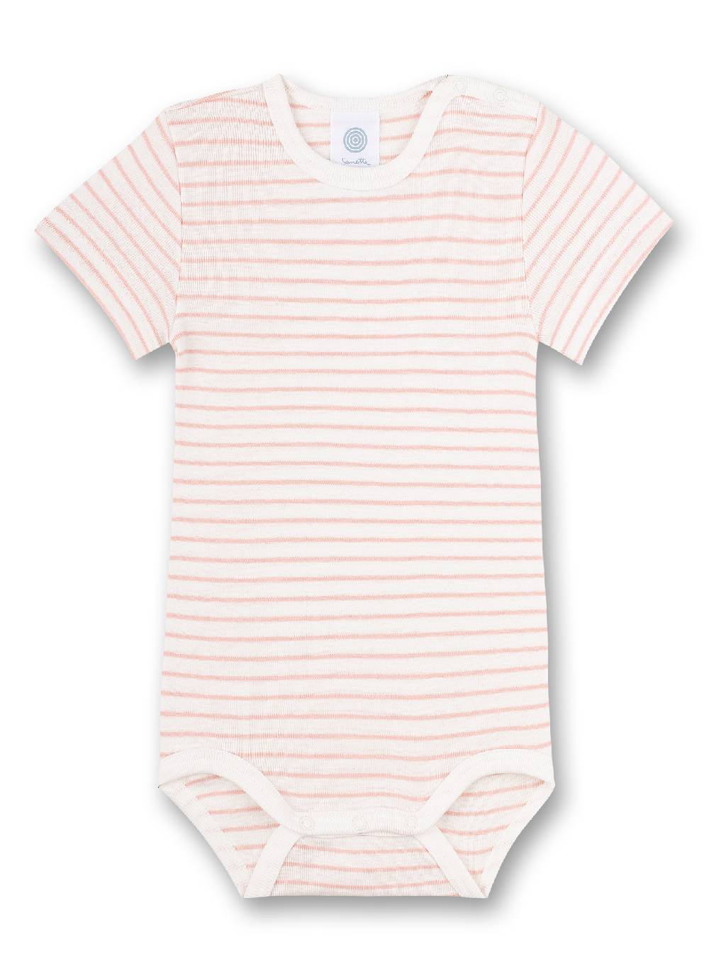 Sanetta Body kurzarm (Dreierpack) Weiß Dots Rosa und Rosa Ringel Bis zu 55% Rabatt