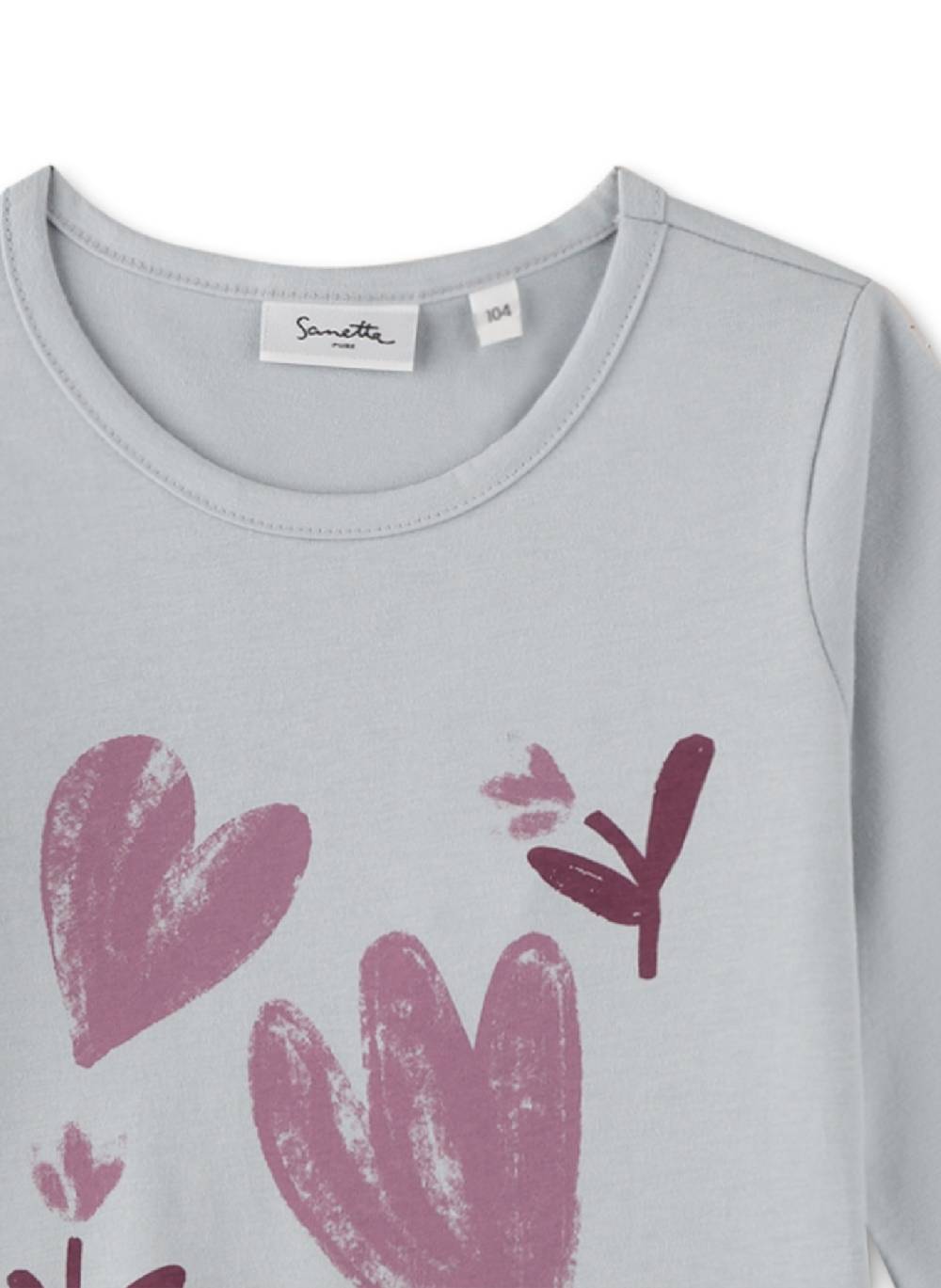 Sanetta Mädchen-Langarmshirt Blau Großer Ausverkauf