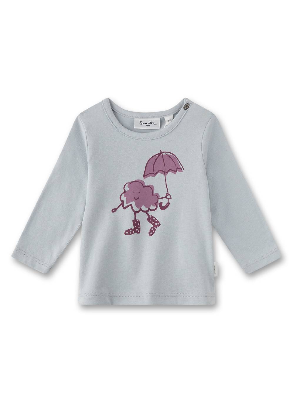 Sanetta Mädchen-Langarmshirt Blau Begrenztes Angebot