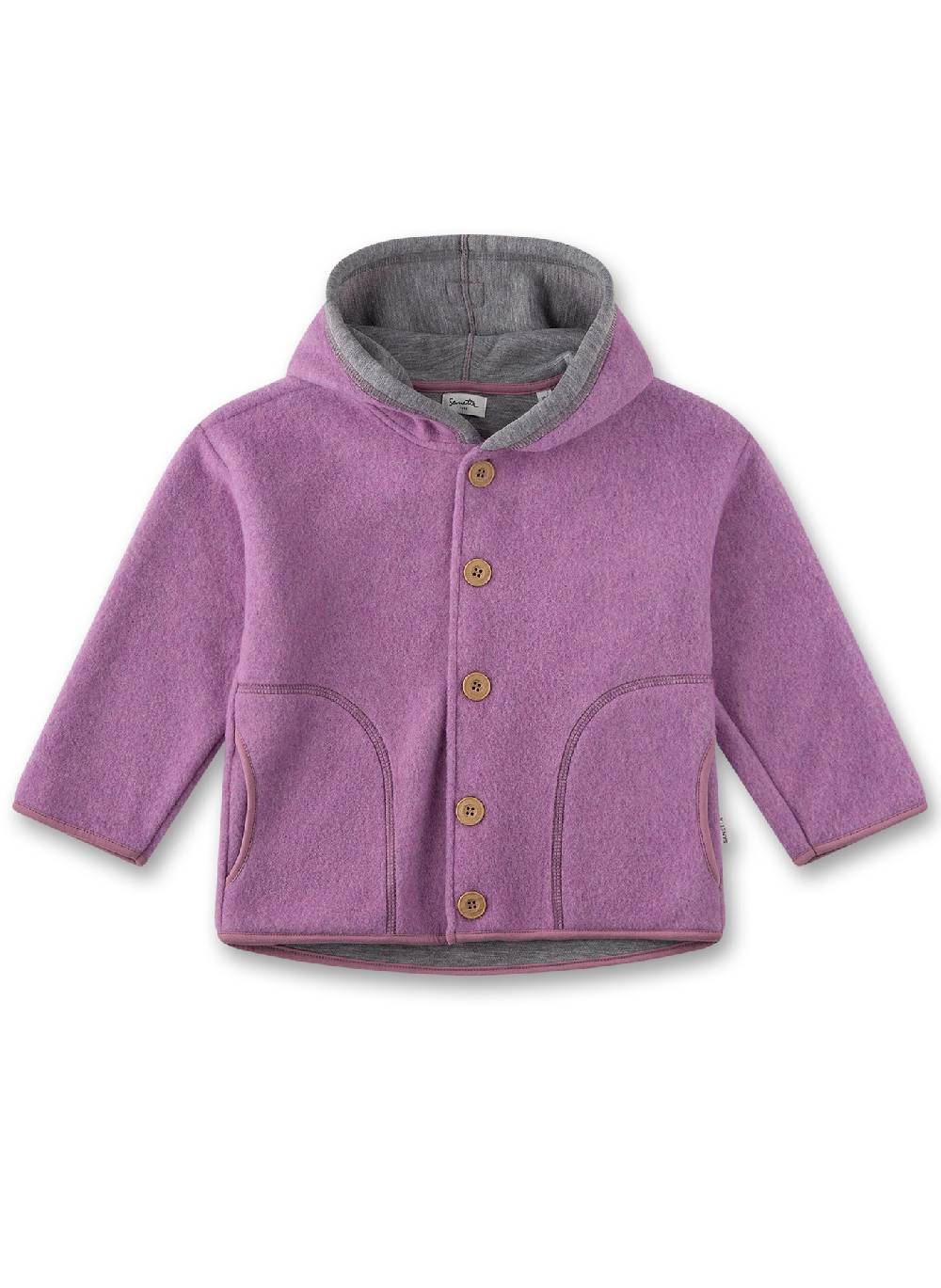 Sanetta Mädchen-Fleece-Jacke Rosa Saisonschlussverkauf