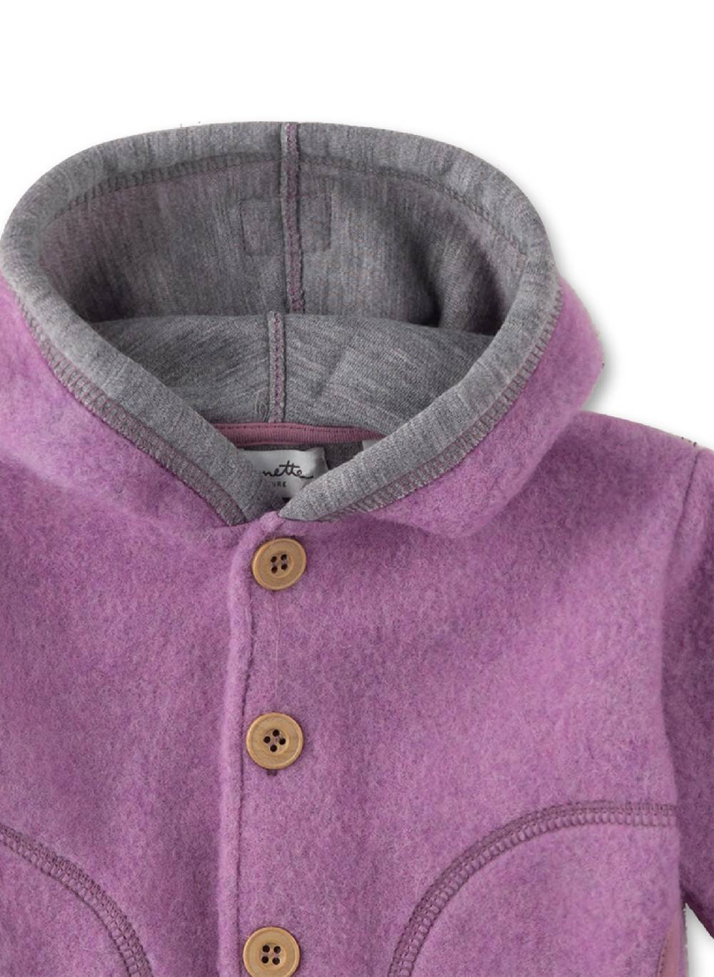 Sanetta Mädchen-Fleece-Jacke Rosa Saisonschlussverkauf