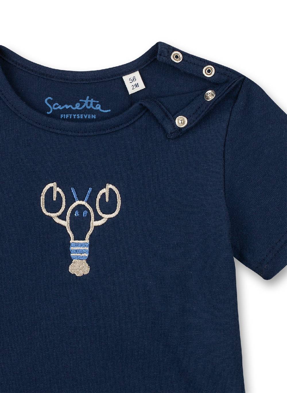 Sanetta Jungen T-Shirt Dunkelblau Little Lobster Bestseller