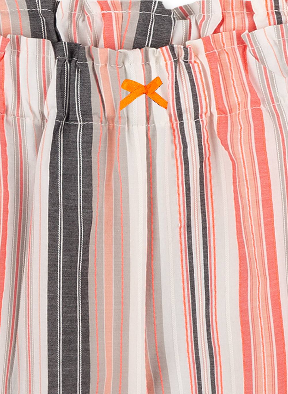 Sanetta Mädchen-Shorts Off-White gestreift Tropical Sonderangebote