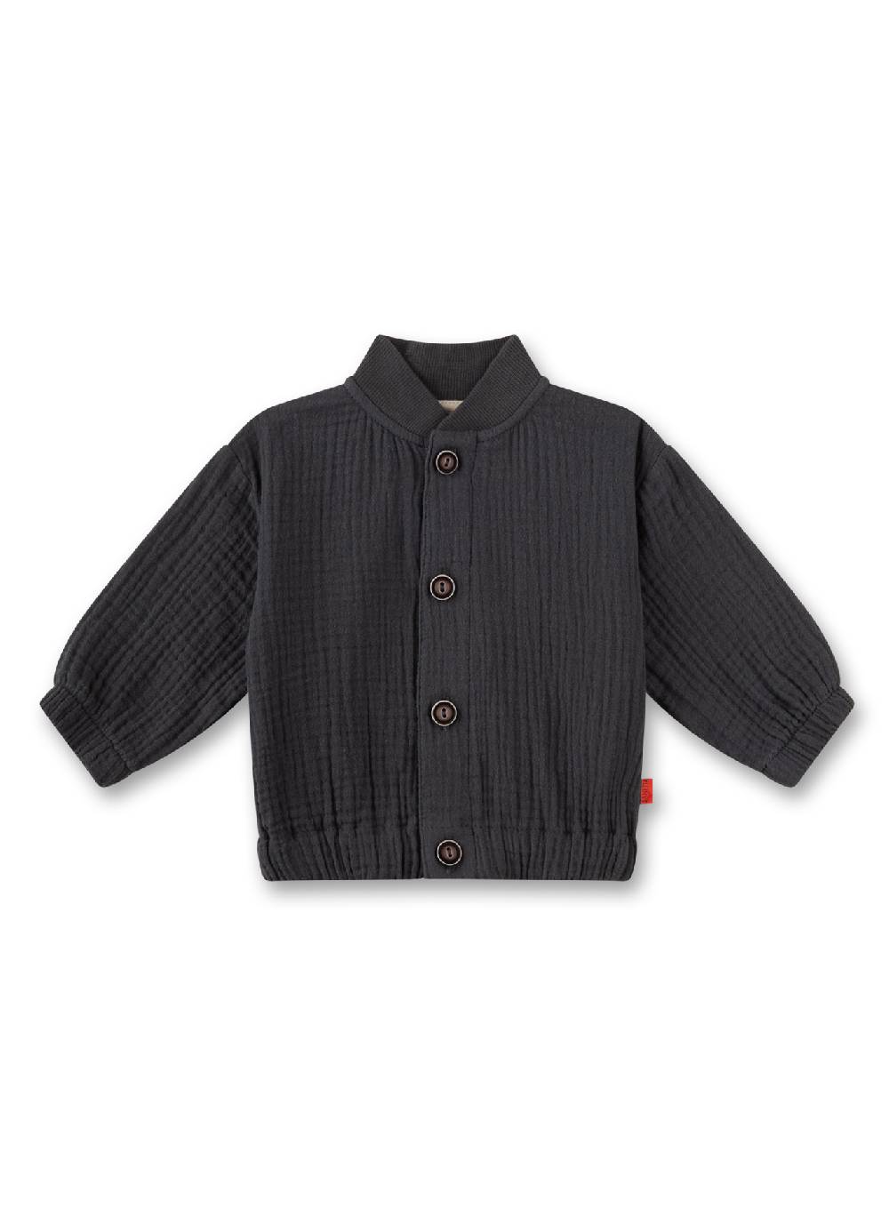 Sanetta Jungen-Jacke Grau aus Musselin Tiefpreis