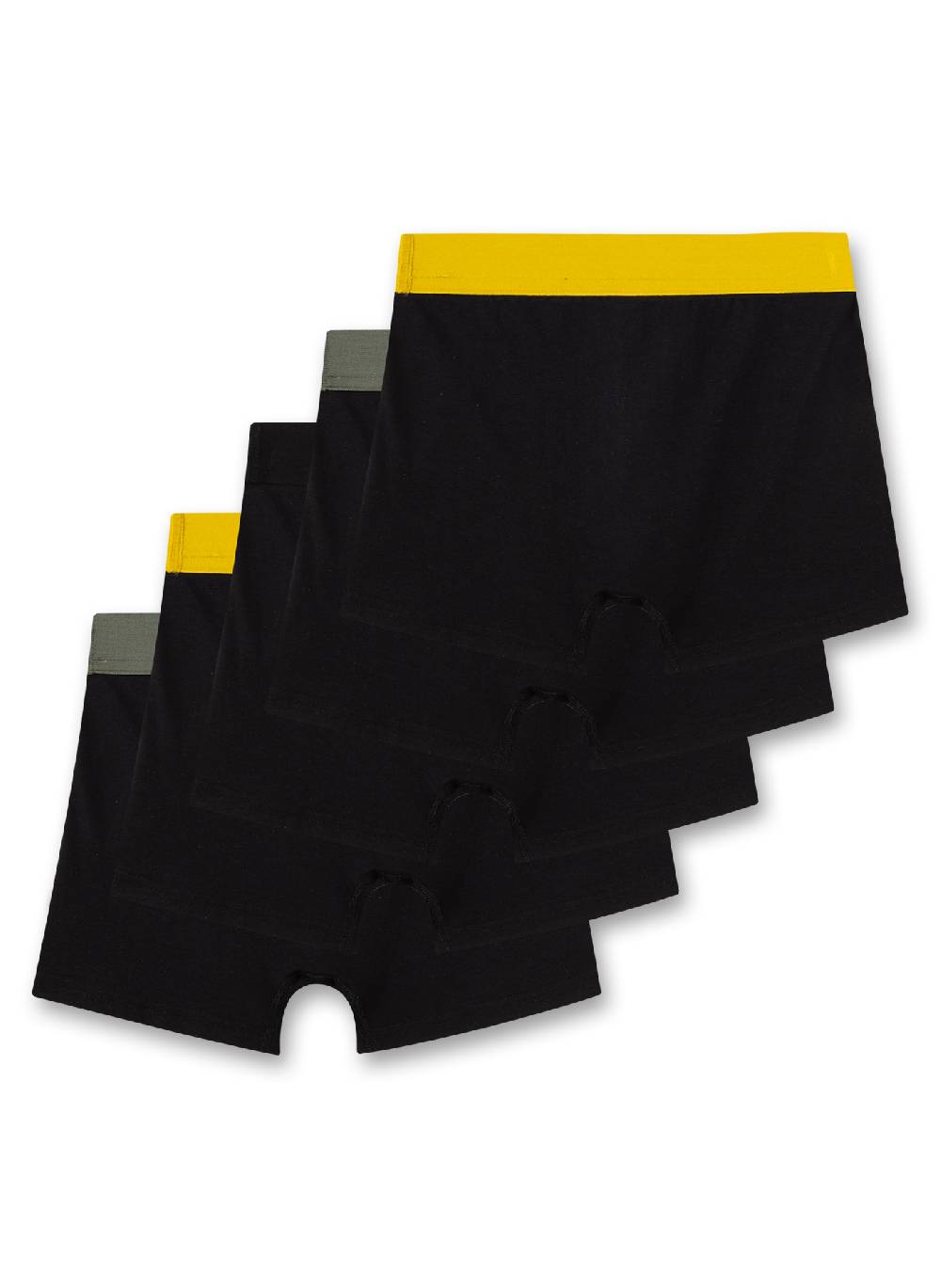 Sanetta Jungen-Hipshorts (5er-Pack) Schwarz 50% Rabatt mit kostenlosem Versand