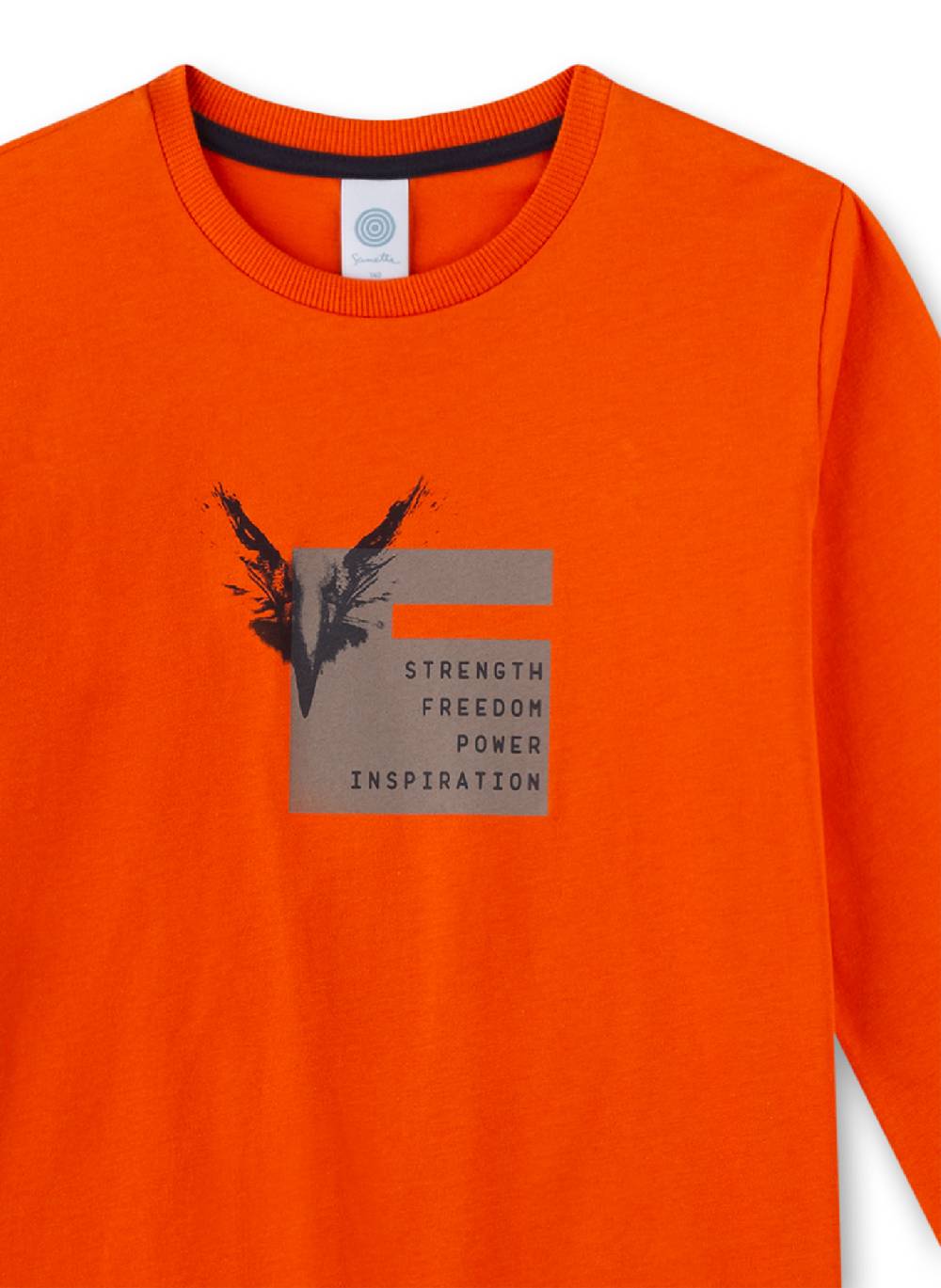 Sanetta Jungen-Schlafanzug Orange Clearance-Verkauf