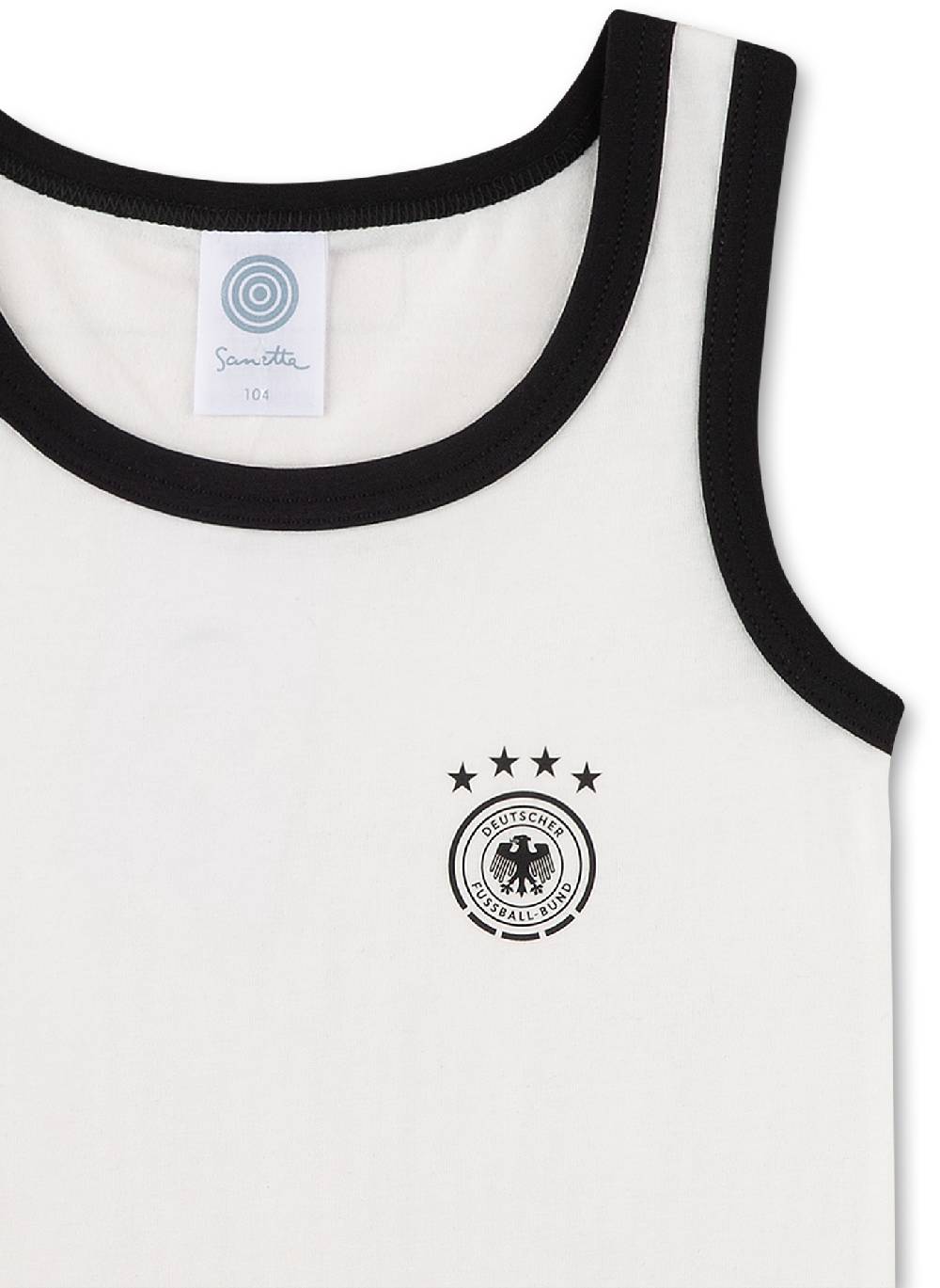 Sanetta DFB-Unterhemd Off-White Fabrikverkauf