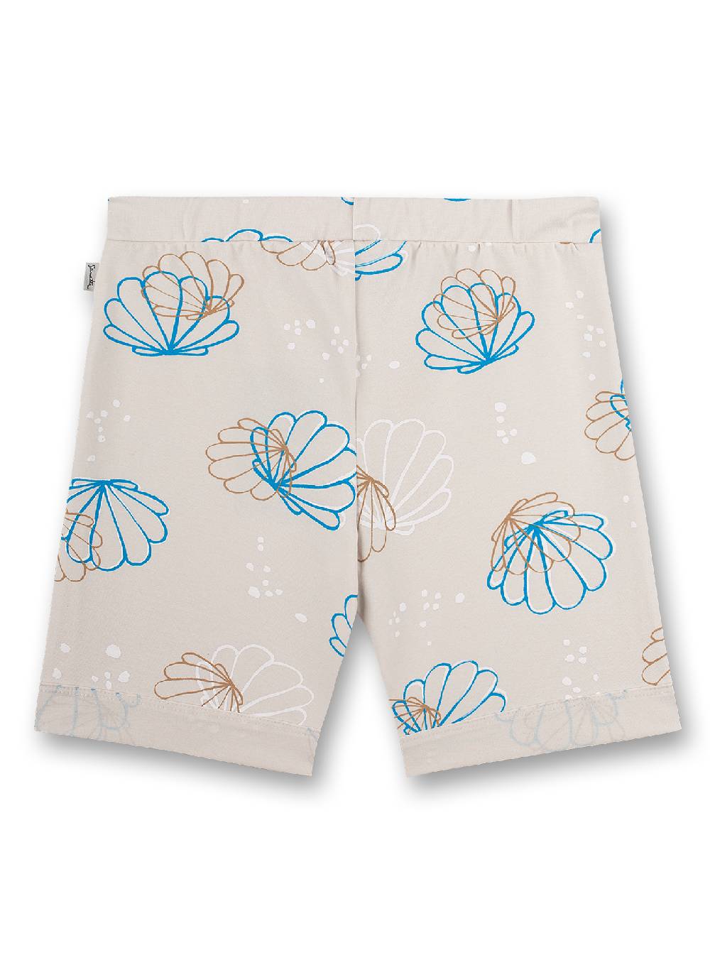 Sanetta Mädchen-Shorts Beige Muschel-Allover Mermaid Lagerräumung