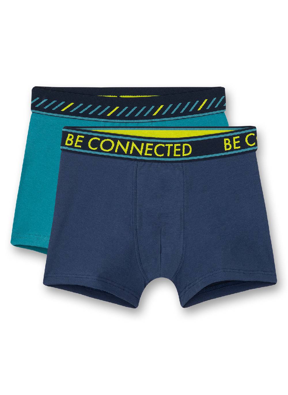 Sanetta Jungen-Shorts (Doppelpack) Dunkelblau und Türkis Saisonale Angebote
