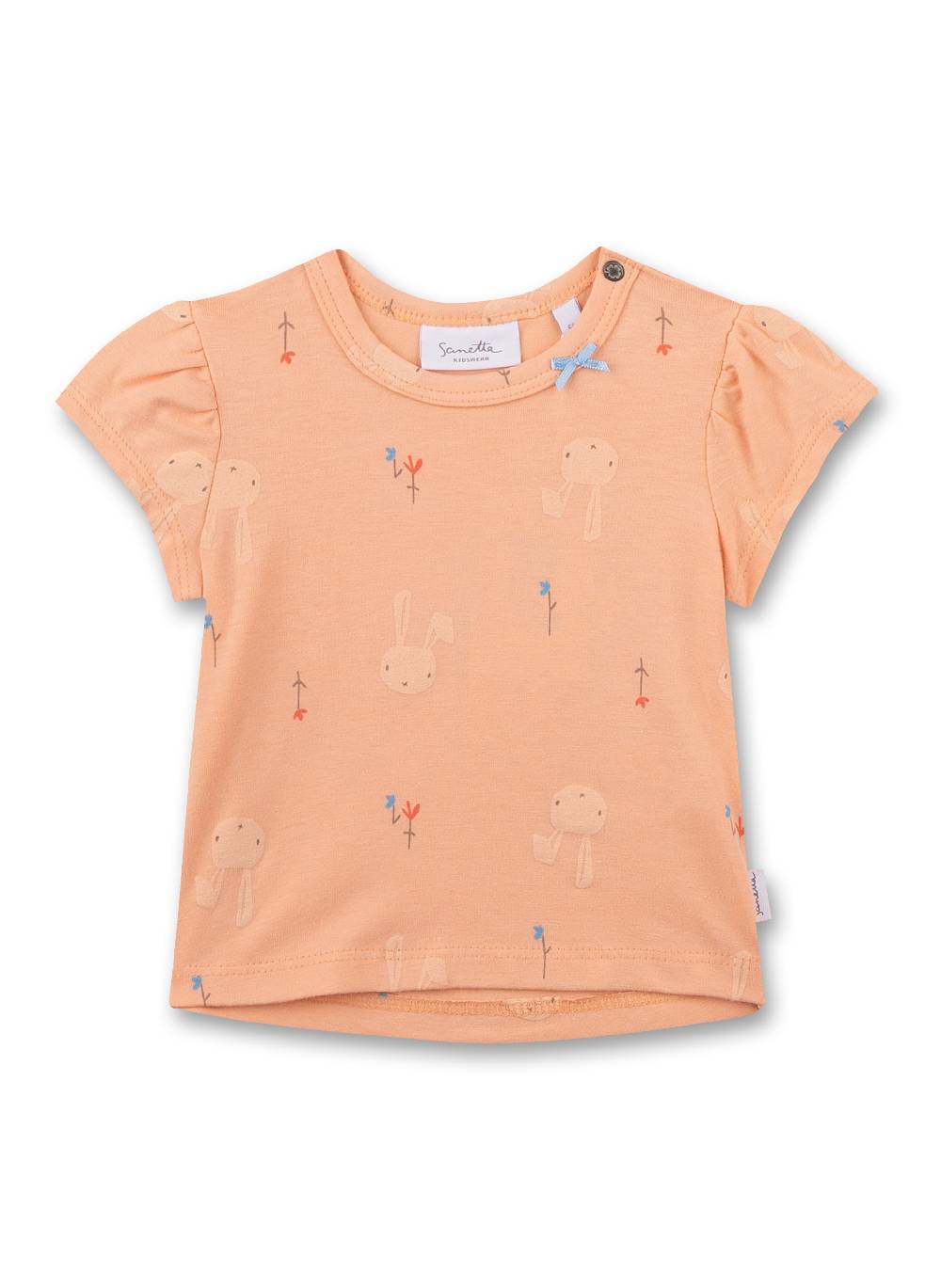 Sanetta Mädchen T-Shirt Orange Sonderangebot der Fabrik