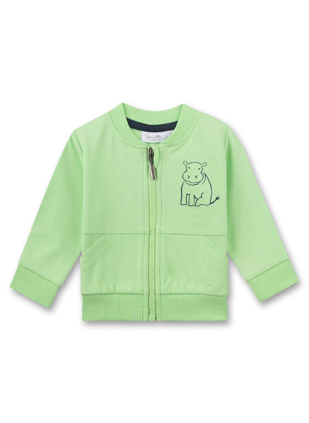 Sanetta Jungen-Sweatjacke Grün Bis zu 55% Rabatt
