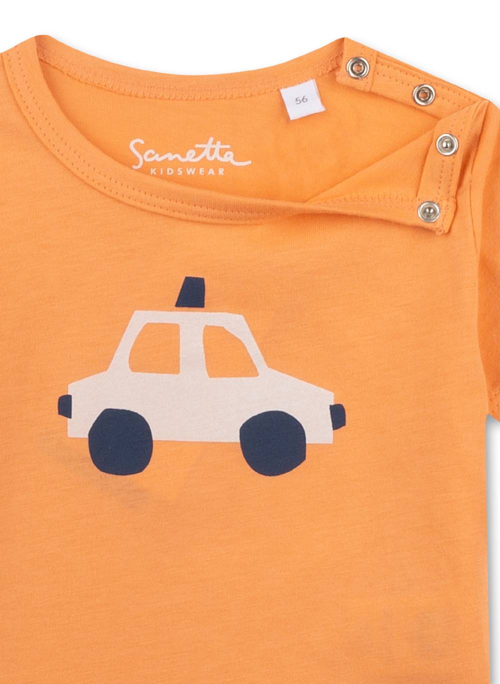 Sanetta Jungen T-Shirt Orange Riesige Ersparnisse