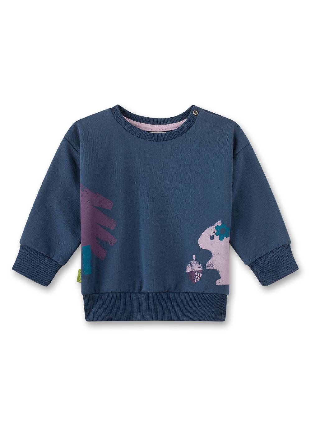 Sanetta Mädchen-Sweatshirt Blau Kostenloser Versand international