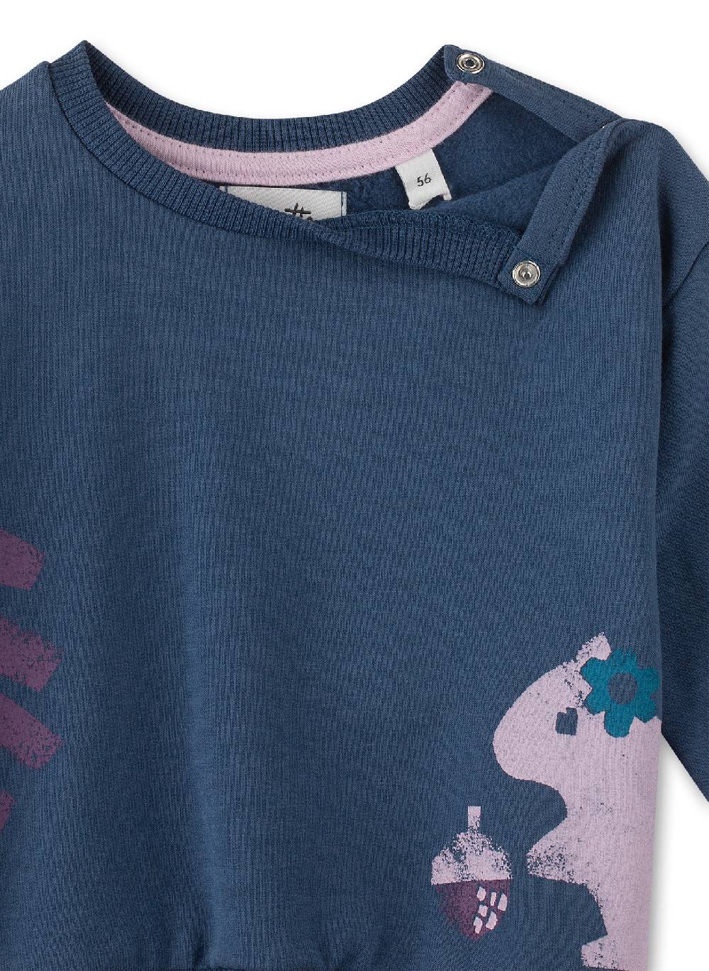 Sanetta Mädchen-Sweatshirt Blau Kostenloser Versand international