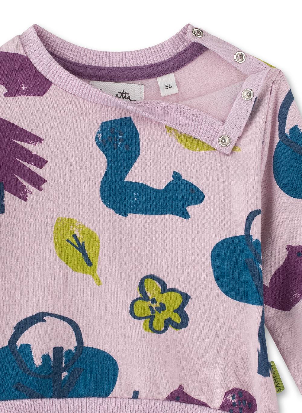 Sanetta Mädchen-Sweatshirt Rosa Fabrikladen