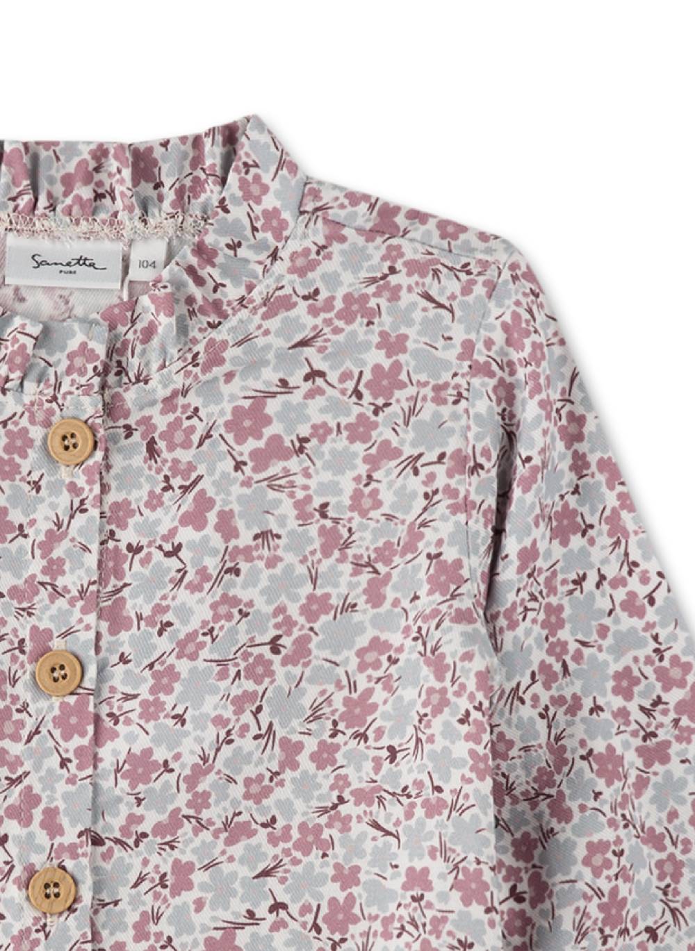 Sanetta Mädchen-Bluse Beige Begrenzt auf 3 Tage