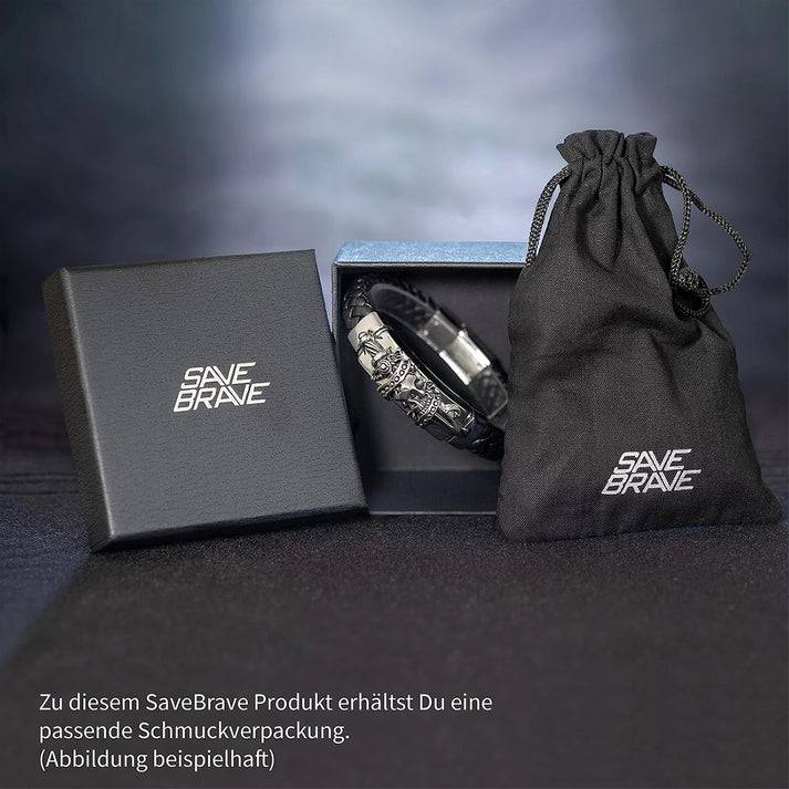Save Brave Goldene Ankerkette Dan mit Anhänger Kreuz Top Angebot