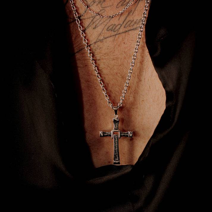 Save Brave Ankerkette Davis mit Anhänger Kreuz Online Outlet