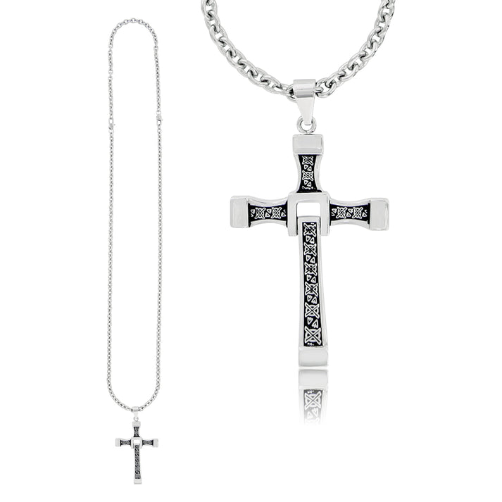 Save Brave Ankerkette Davis mit Anhänger Kreuz Online Outlet