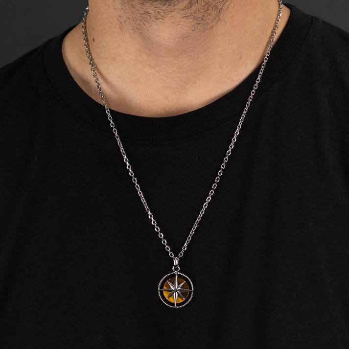 Save Brave Kette Polar mit braunem Tigerauge Riesige Ersparnisse