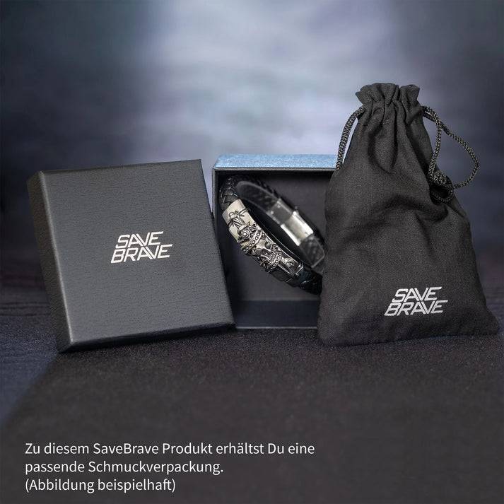 Save Brave Kette Polar mit braunem Tigerauge Riesige Ersparnisse