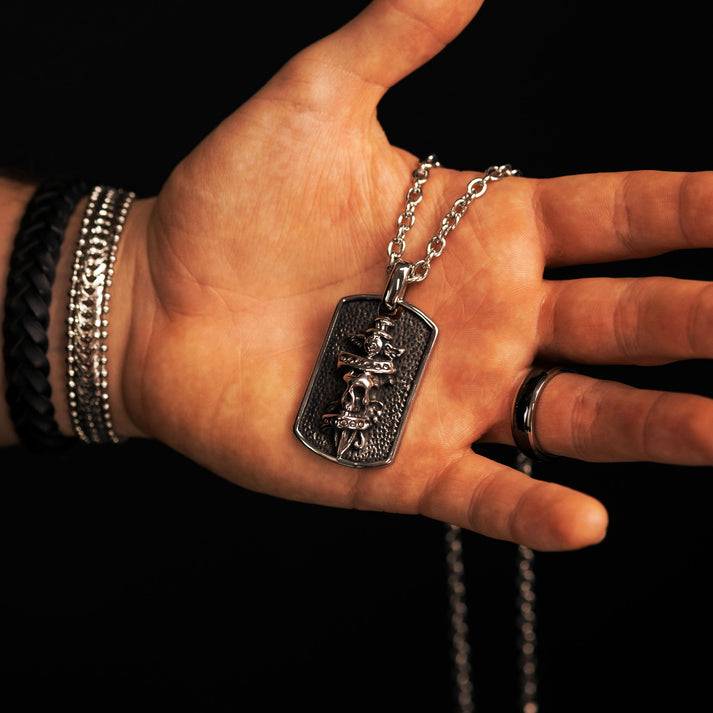 Save Brave Ankerkette Jack mit Anhänger Totenkopf Bis zu 65% Rabatt