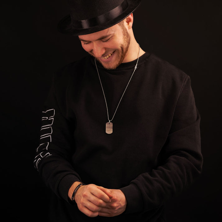 Save Brave Kugelkette Robert mit Dog Tag Anhänger 50% Rabatt mit kostenlosem Versand