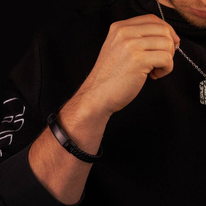 Save Brave Armband Roma aus Leder & Edelstahl Speichern exportieren