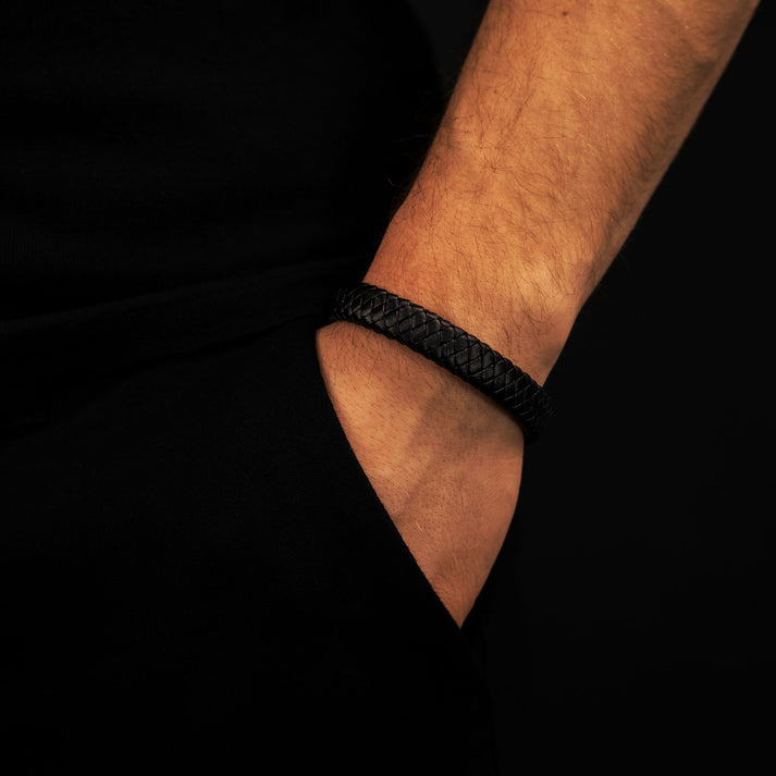Save Brave Geflochtenes Lederarmband Harry Im Verkauf