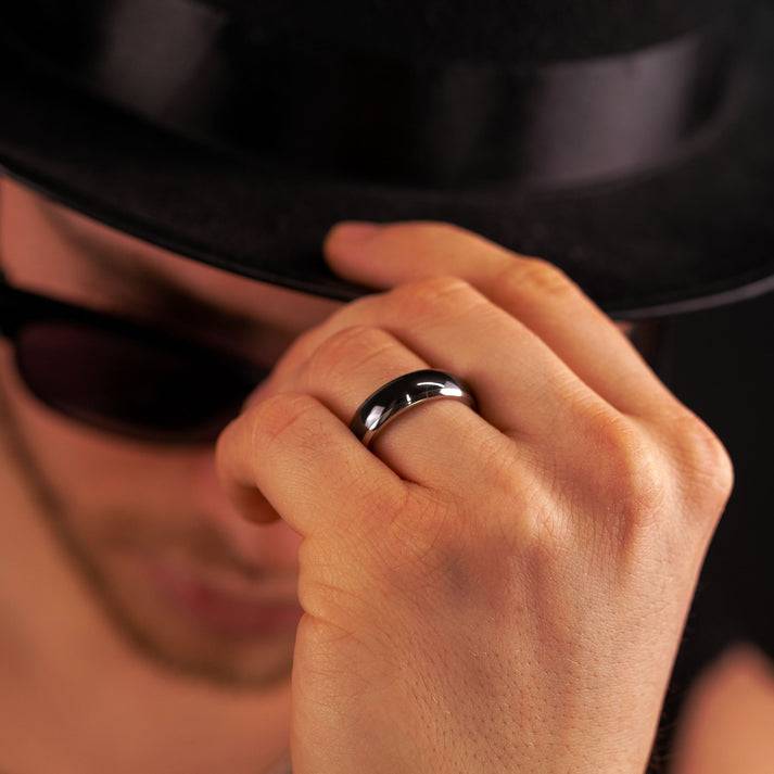 Save Brave Partnerring Romeo für Herren - Edelstahl & Keramik Verkauf