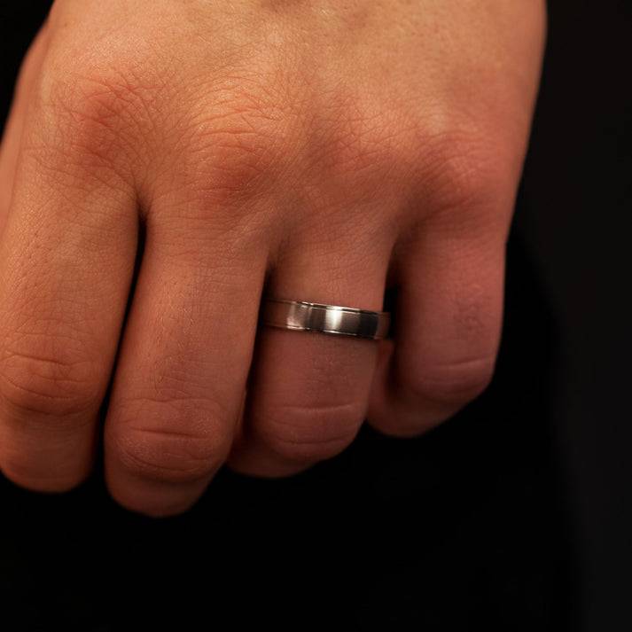Save Brave Partnerring Adam für Männer - Edelstahl im Angebot
