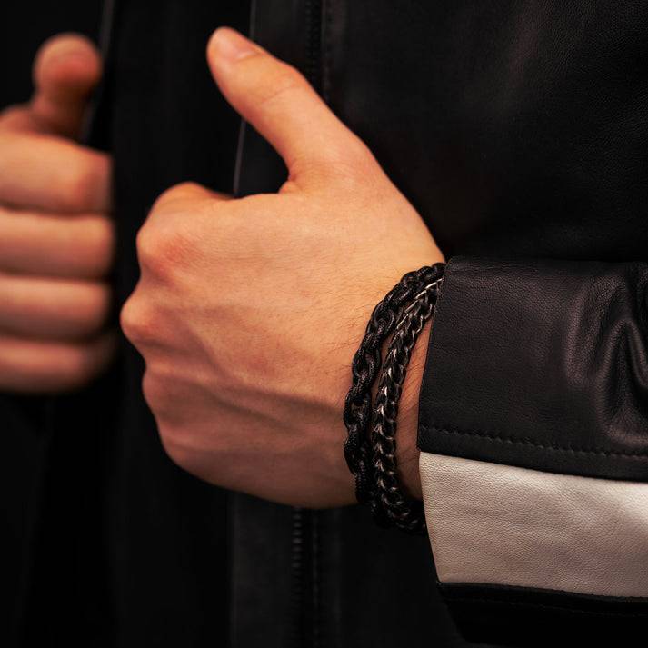 Save Brave Gliederarmband Justin aus Edelstahl Osterangebot