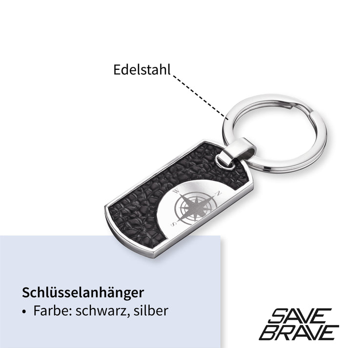 Save Brave Schlüsselanhänger aus Edelstahl Muttertagsangebot