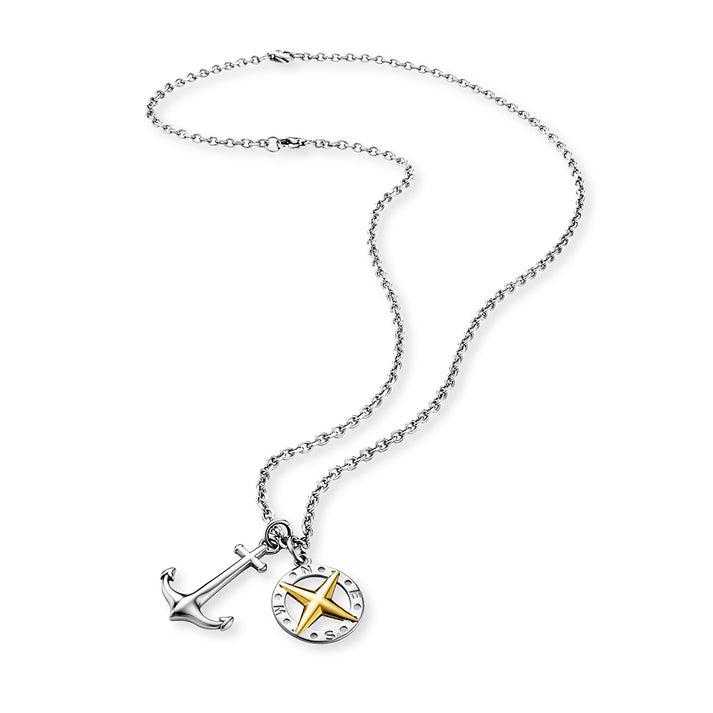 Save Brave Ankerkette mit Anhängern Anchorpolar - Farbe Silber und Gold Zeitbegrenzte Promotion