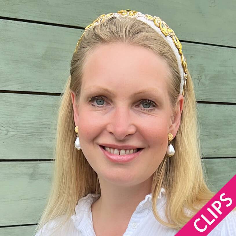 SchwesterSchwester Vergoldete Knoten-Ohrclips mit leichtem Baumwolltropfen Online