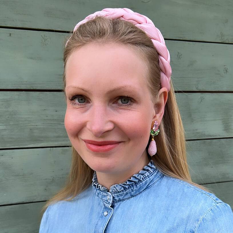 SchwesterSchwester Funkelnde Ohrstecker in Rosa und Grün mit glitzernden Tropfen Exklusivangebot