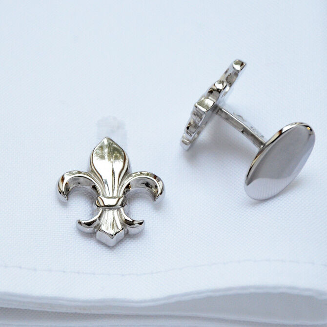 SchwesterSchwester Manschettenknöpfe Silber Lilie Wochenangebot