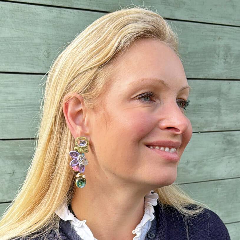 SchwesterSchwester Vorbestellbar - Dekorative Soutache-Ohrstecker in Pastelltönen Limitierter Zeitrabatt