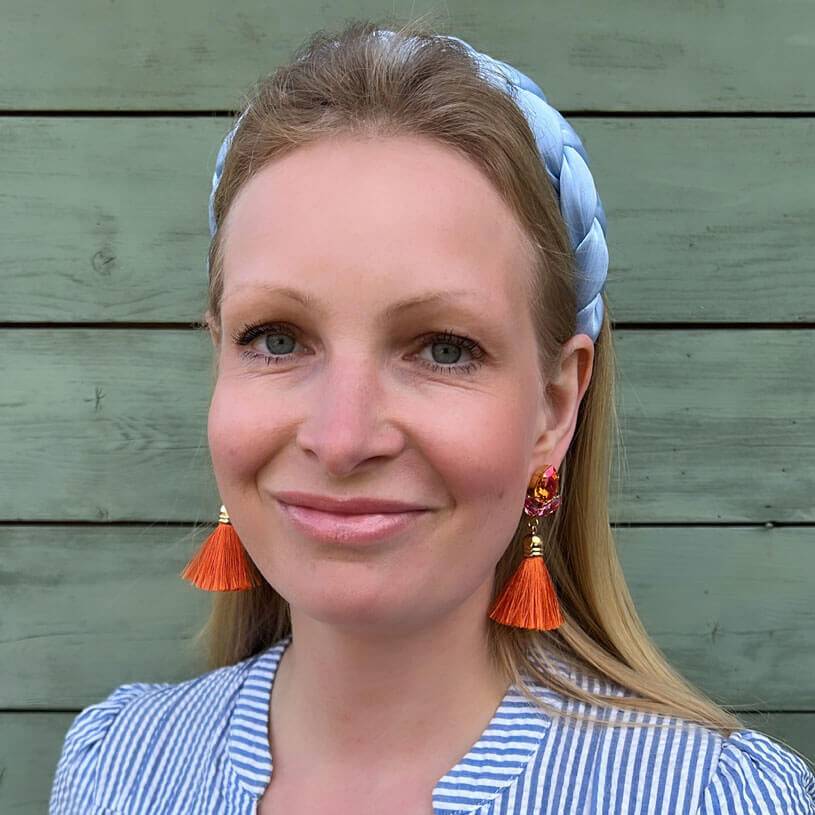 SchwesterSchwester Glitzernde Ohrstecker mit Glas-Kristallen in Pink und Orange mit edler Quaste Lagerräumung