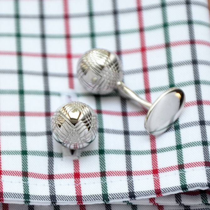 SchwesterSchwester Manschettenknöpfe Silber Boule-Kugel Bis zu 60% Rabatt