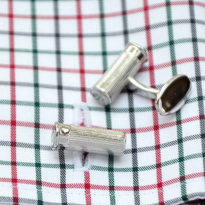 SchwesterSchwester Manschettenknöpfe Silber Schrotpatrone Bis zu 65% Rabatt